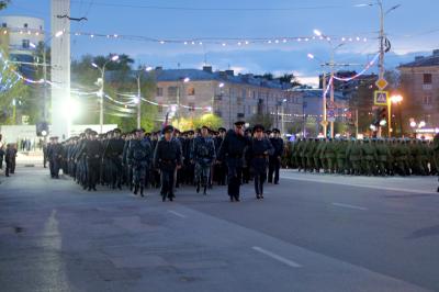 В центре Рязани прошла генеральная репетиция Парада Победы